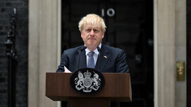 Setelah gonjang-ganjing politik, Boris Johnson akhirnya mengumumkan pengunduran dirinya sebagai perdana menteri Inggris melalui pidato pada Kamis (7/7).