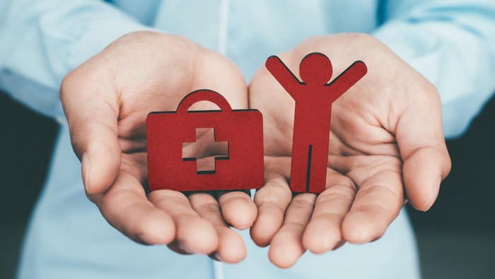 Life and health insurance policy concept idea. Finance and insurance.
