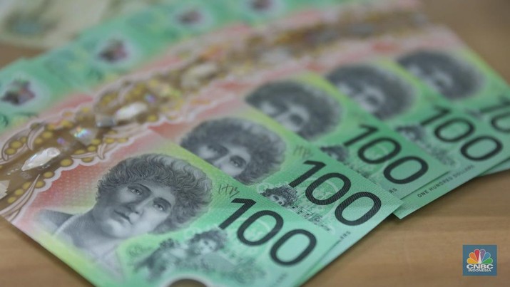 Ilustrasi dolar Australia (CNBC Indonesa/ Muhammad Sabki)