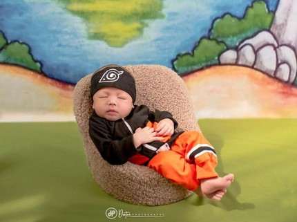 7 Potret Gantengnya Anak Pertama Marcel Chandrawinata, Photoshoot Tema Naruto
