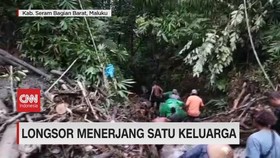 VIDEO: Longsor Menerjang Satu Keluarga