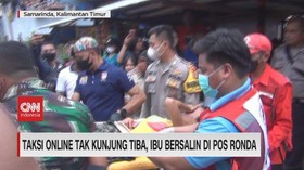 VIDEO: Taksi Online Tak Kunjung Datang, Ibu Lahiran Di Pos Ronda