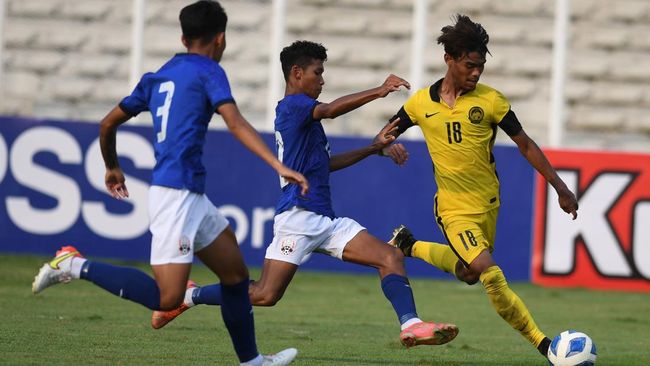 Malaysia U-17 harus puas bermain imbang 1-1 melawan Guam pada penyisihan Grup B Kualifikasi Piala Asia U-17 2023.