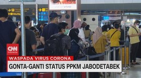 VIDEO: Gonta-Ganti Status PPKM Jabodetabek