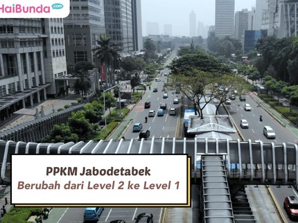 PPKM Jabodetabek Berubah dari Level 2 ke Level 1