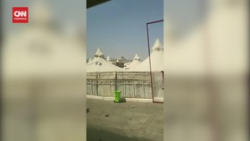VIDEO: Momen Jamaah Haji Indonesia Bergerak Menuju Padang Arafah