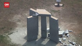VIDEO: Ledakan Hancurkan Monumen Misterius Georgia