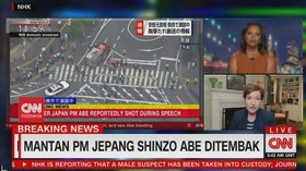 VIDEO: Mantan Perdana Menteri Jepang Shinzo Abe Ditembak