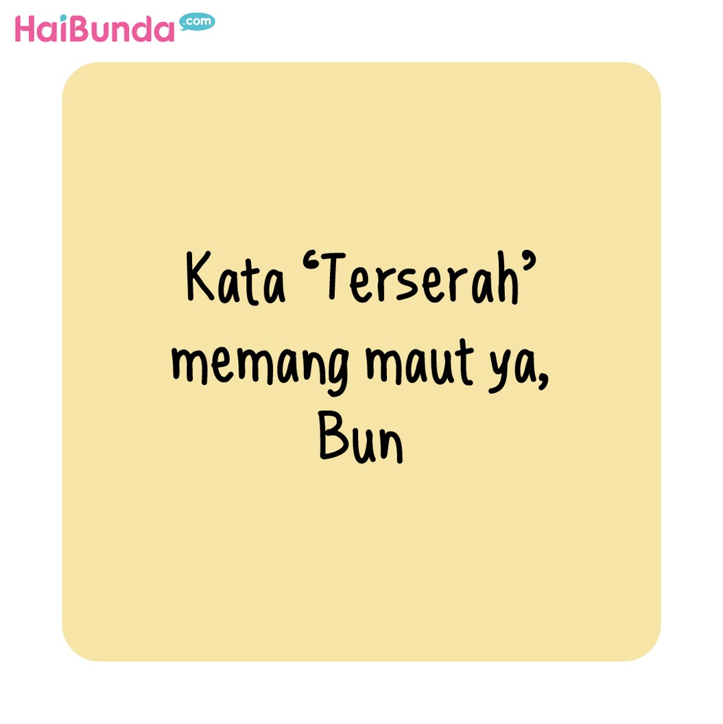 Komik Terserah Bunda Aja