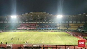 Lampu Stadion Patriot Sempat Mati di Thailand vs Brunei