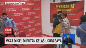 VIDEO: MSAT di Sel di Rutan Kelas 1 Surabaya
