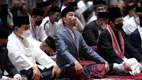 Jokowi Rayakan Iduladha di Gedung Agung Yogyakarta