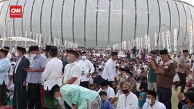 VIDEO: Salat Iduladha, Ribuan Jemaah Padati JIS