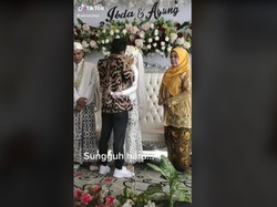 Ini Momen Pengantin Wanita Viral Nangis Dipeluk Pria, Dikira Mantan Padahal..