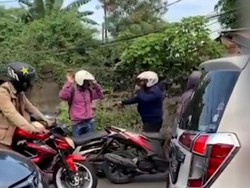 Permintaan Maaf Pemotor yang Ancam Polisi Pakai Pisau di Cakung