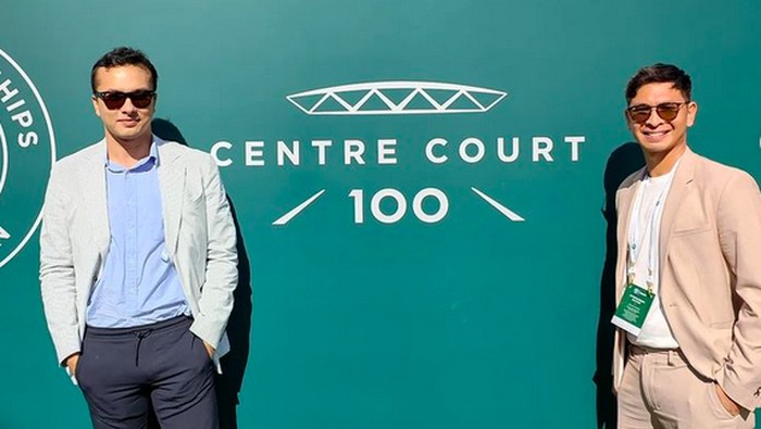 Potret Gaya Stylish Nicholas Saputra Saksikan Turnamen Wimbledon 2022