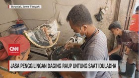 VIDEO: Jasa Penggilingan Daging Raup Untung Saat Idul Adha