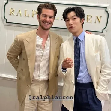 Heboh Andrew Garfield Saat Bisik-bisik dengan Ryu Jun Yeol