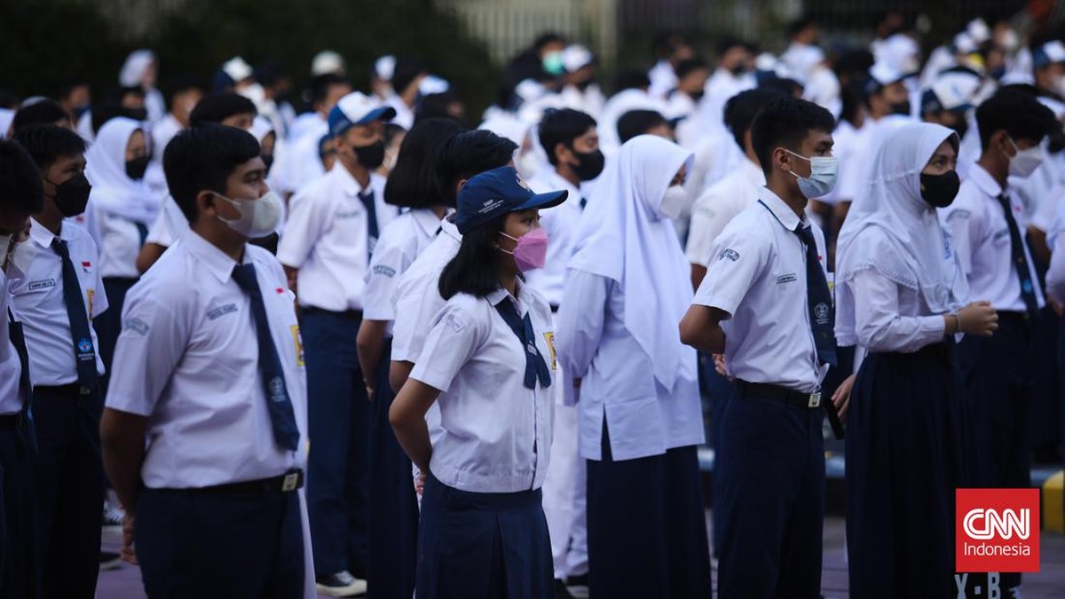 FOTO: Semangat Siswa di Jakarta Sambut Tahun Ajaran Baru