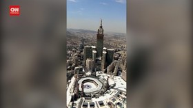 VIDEO: Pemandangan Mekah dari Udara saat Musim Haji
