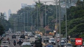FOTO: Udara Tak Ber-KTP dan Polusi Jakarta
