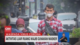 VIDEO: Aktivitas Luar Ruang Wajib Gunakan Masker