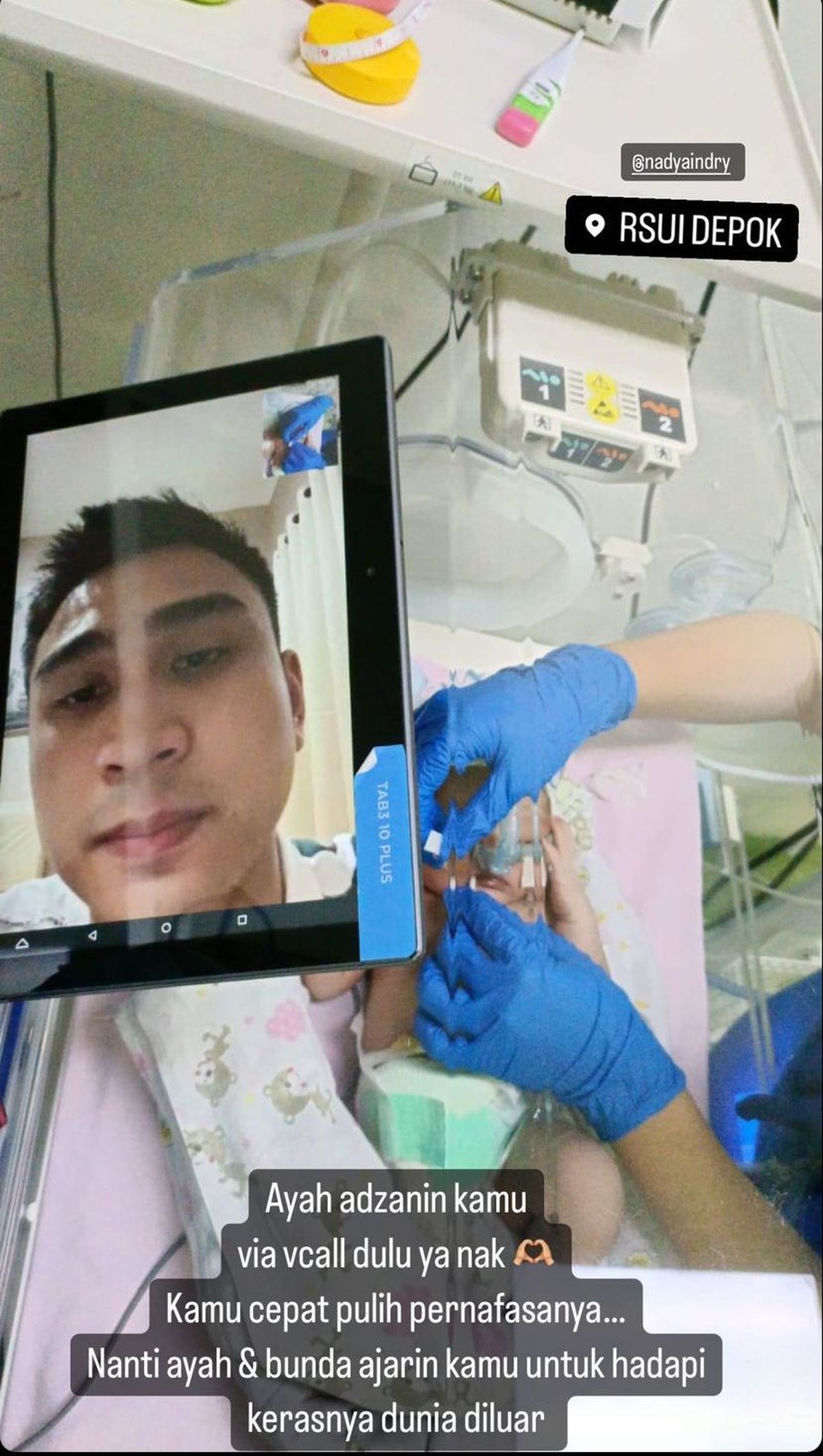 Momen Istri Lutfi Agizal Melahirkan