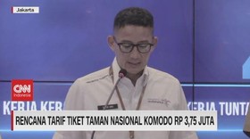 VIDEOL: Rencana Tarif Tiket Taman Nasional Komodo Rp.3,75 Juta