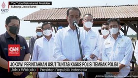 VIDEO: Jokowi Perintahkan Usut Tuntas Kasus Polisi Tembak Polisi