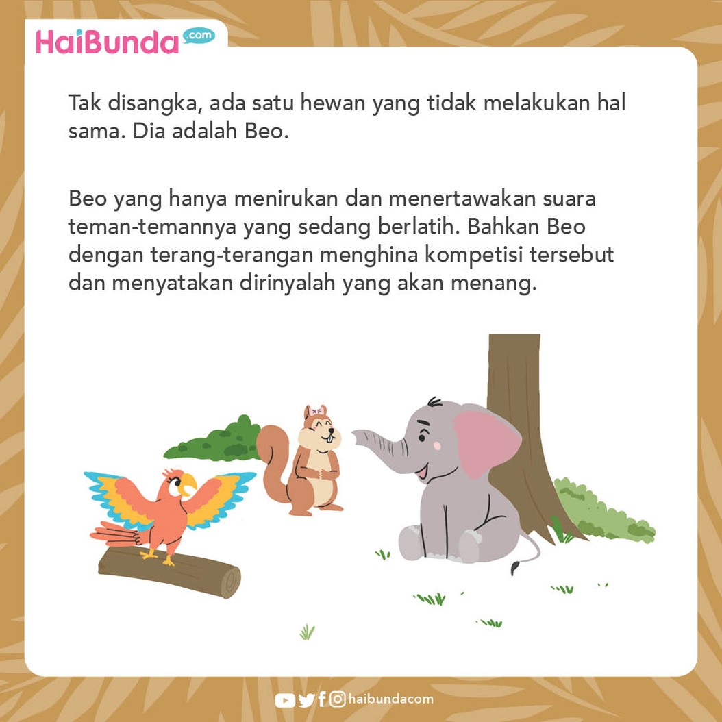 Dongeng Nusantara Asal Mula Beo Selalu Meniru Suara