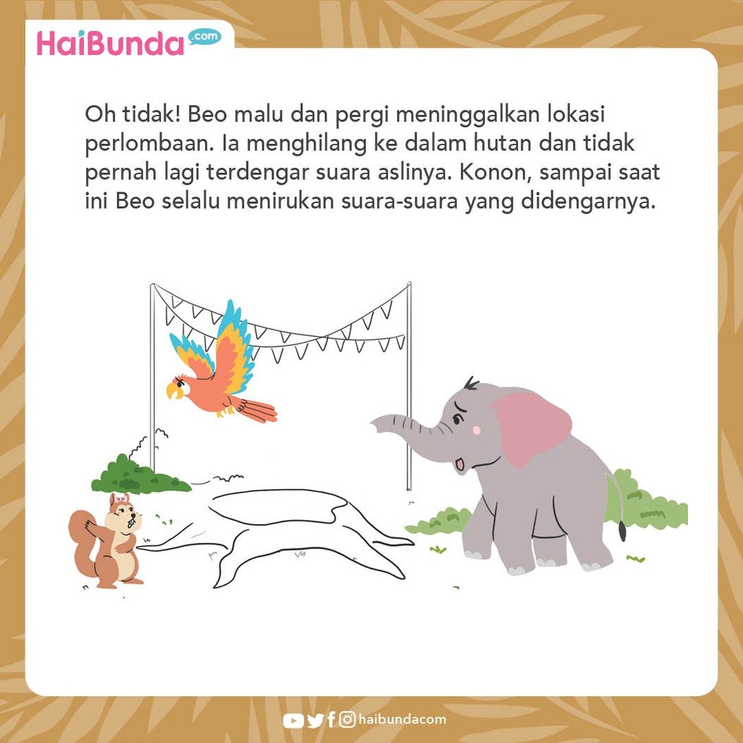 Dongeng Nusantara Asal Mula Beo Selalu Meniru Suara