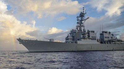 Kapal Perang AS-Kanada Masuk Selat Taiwan, China Gerah