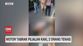 VIDEO: Motor Tabrak Pejalan Kaki, 2 Orang Tewas