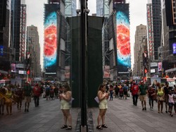 Video: Teriakan Para Turis gegara Gelombang Panas di New York