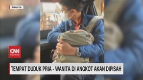 VIDEO: Tempat Duduk Pria - Wanita di Angkot Akan Dipisah