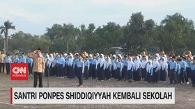 VIDEO: Santri Ponpes Shiddiqiyyah Kembali Sekolah