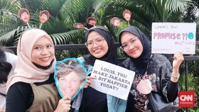 Fan Semakin Padati Lokasi Konser Louis Tomlinson