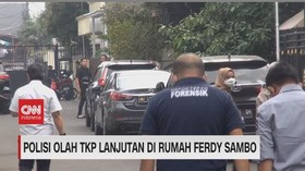 VIDEO: Polisi Olah TKP Lanjutan di Rumah Ferdy Sambo