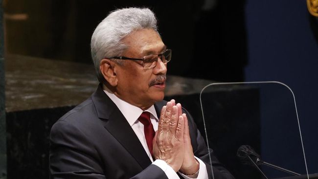 Presiden Sri Lanka Gotabaya Rajapaksa Resmi Mundur usai Kabur