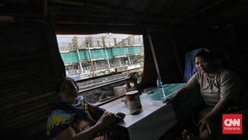 FOTO: Pembangunan Rumah Susun Kampung Bayam dekat JIS