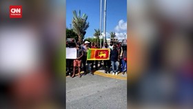 VIDEO: Warga Sri Lanka di Maladewa ikut Protes usai Presiden Kabur