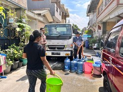 Air PAM Depok Macet gegara Pipa Bocor Kena Proyek Underpass Dewi Sartika