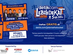10.443 Orang akan Ikut Jalan Sehat detikcom Lebih Dekat Sulsel