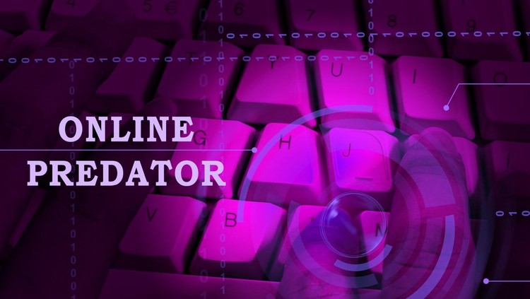 Ilustrasi predator seks anak online Ilustrasi predator seks anak online