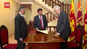 VIDEO: Perdana Menteri Sri Lanka DIlantik Jadi Presiden Sementara