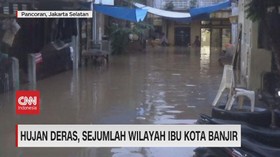 VIDEO: Hujan Deras, Sejumlah Wilayah Ibu Kota Banjir
