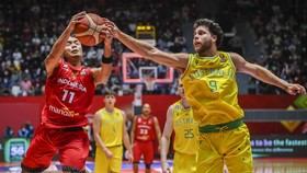 FOTO: Indonesia Tantang China di Playoff FIBA Asia Cup