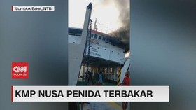 VIDEO: KMP Nusa Penida Terbakar