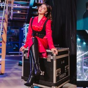 Deretan Gaya Stylish dan Fierce Tiara Andini saat Pakai Busana Merah