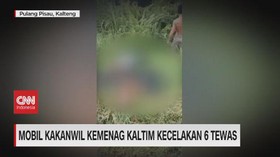 VIDEO: Mobil Kakanwil Kemenag Kaltim Kecelakan, 6 Tewas